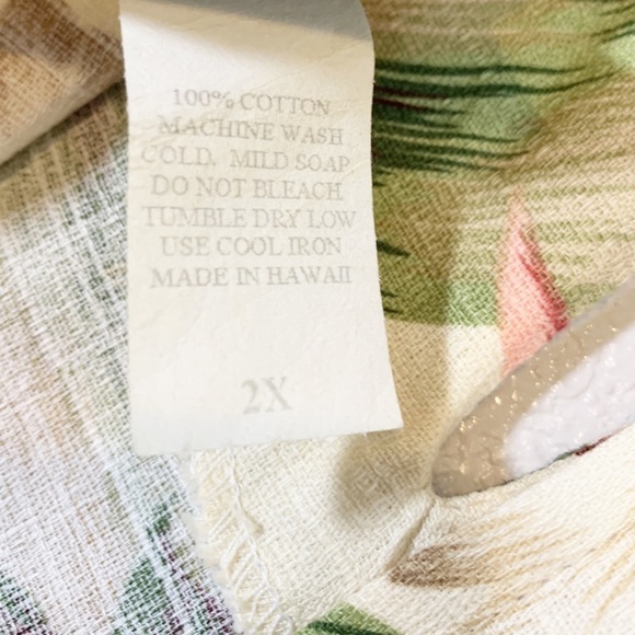 Vintage Island Style Design Hawaii Hawaiian Dress Size 2X - Picture 6 of 6